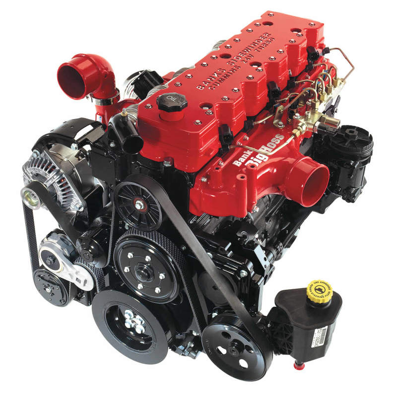 Dodge Cummins Performance Air Intake - Banks Power - Big Hoss - Red - `03-`07